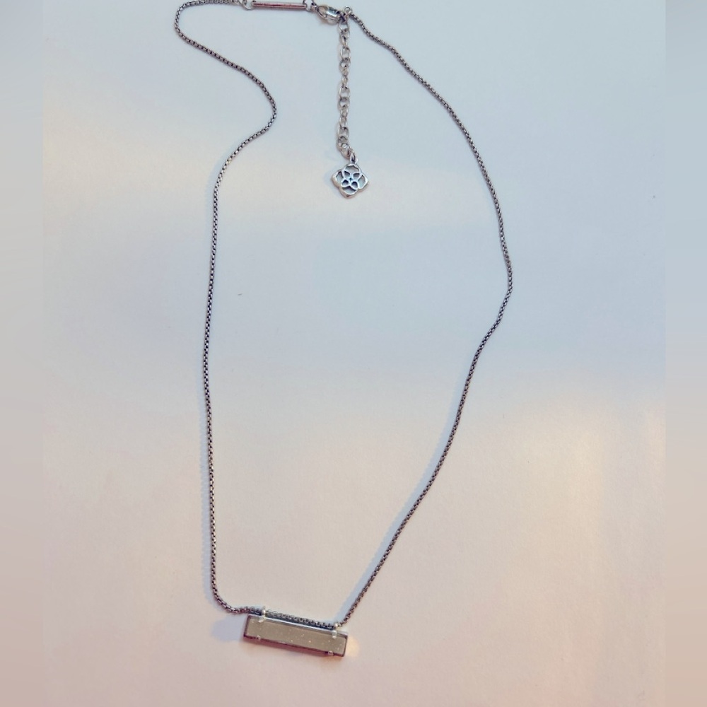 Kendra Scott Leanor Adjustable Length Bar Pendant Necklace